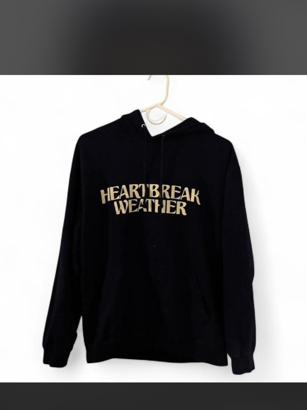 Heartbreak Weather Black Zip-Up Hoodie